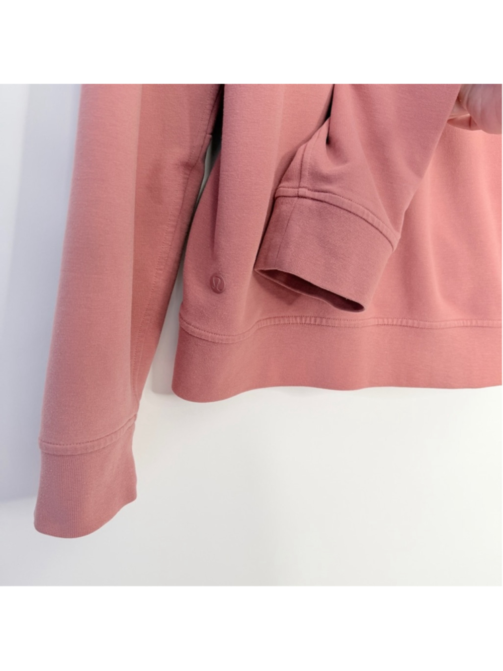 Lululemon City Sweat Pullover Hoodie French Terry Size M Brier Rose #0048 - Picture 12 of 17